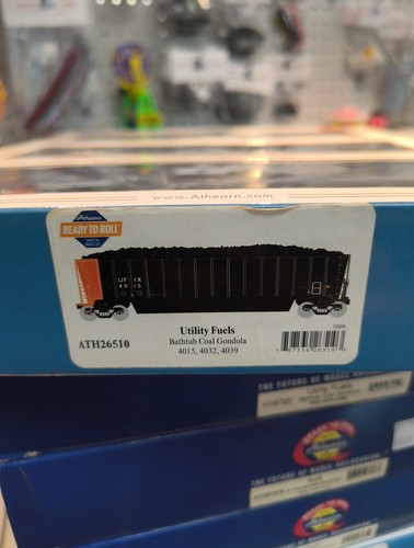 Góndolas de carbón para bañera de combustibles utilitarios Athearn escala Ho ATH26510 #4015,4032,4039 | Zustand: New