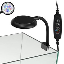 Clip On Aquarium Light with Timer for 1-3 Gal Fish Tank, USB Betta Fish Light...