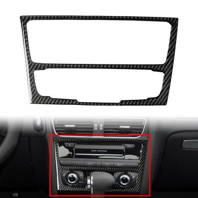 Mittelkonsole AC Audio CD Panel Rahmen Abdeckung Trim Für Audi A4 B8 A5 S4 S5