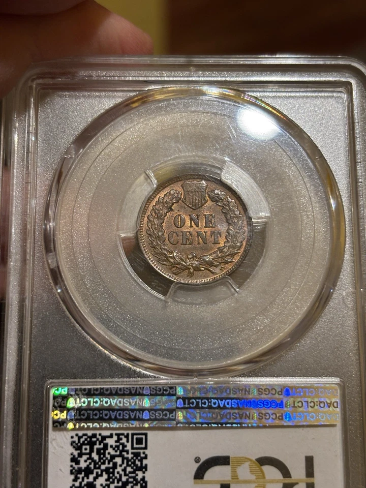 1902 Indian Head Cent Pcgs 64 Red Brown Pretty Coin - Image 2 of 2