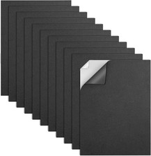 Self Adhesive Foam Sheets,Black 9X12 Inch 2Mm Sticky Eva Foam Paper for Crafts C