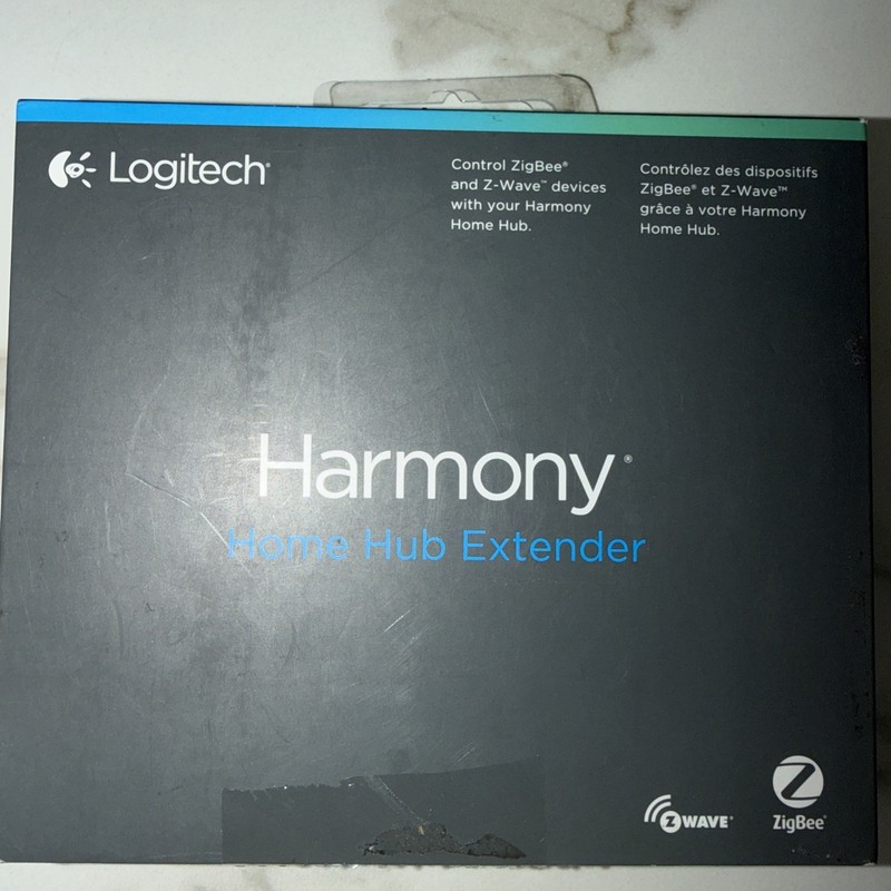 Logitech Harmony Home Hub Extender Zigbee Z-Wave Plus 815-000121