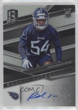 2018 Panini Spectra Rookie Auto 115/199 Rashaan Evans #182 Auto 0jn3