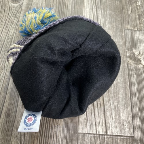 Neu mit Etikett Ice Wear handgestrickte Wolle Winter Beanie Mütze Tal gefüttert Einheitsgröße - Bild 7 von 9