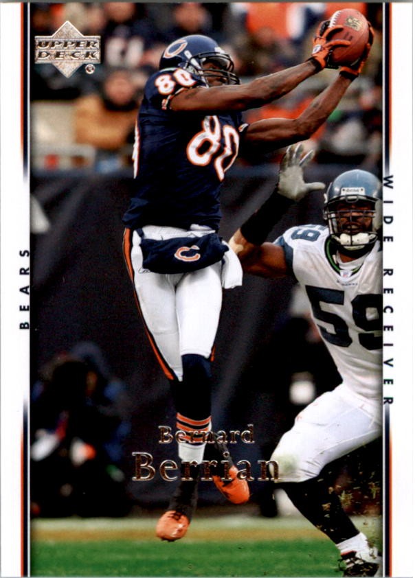 2007 Upper Deck #33 Bernard Berrian - FB
