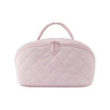 Large Capacity Portable Cosmetic Bag, Multi-layered Compartmentalized Travel Bag