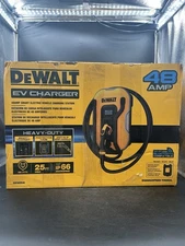 DEWALT Level-2 Wall Mounted Electric Vehicle EV Charger up to 48 Amps New