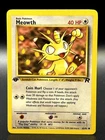 Meowth 62/82 Common Team Rocket 1st Edition WOTC Pokemon TCG - LP
