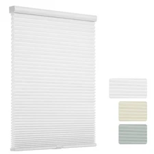 Changshade Light Filtering Cellular Shades with Aluminum Alloy Rails, Color-M...