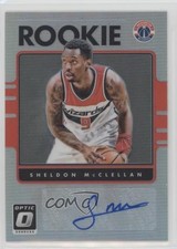 2016-17 Panini Donruss Optic Holo Silver Prizm Sheldon McClellan #44 Auto 0c2
