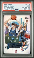 2025 Topps Signed Cooper Flagg RC Home Court Advantage SSP Card Auto ~ PSA 7