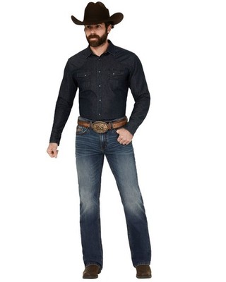 Rank 45 Men's 45&Reg; Yuma Wash Trigger Slim Bootcut Performance Stretch Denim