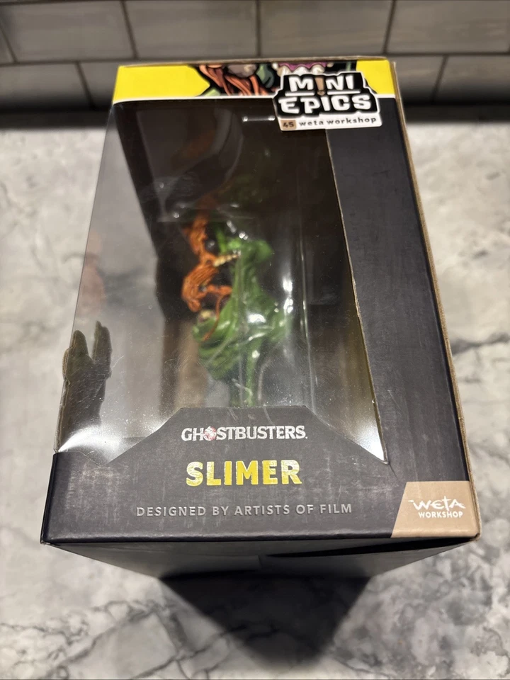 Mini Epics - WETA Workshop - Ghostbusters #1 Figura Slimer, Coleccionable Nuevo Foto 4 de 4