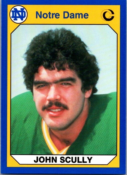 1990 Collegiate Collection Notre Dame #12 John Scully