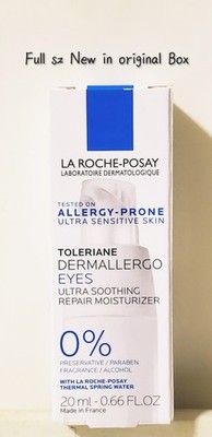 La Roche-Posay Toleriane Dermallergo Eyes Ultra Soothing Repair Full Sz New Box 