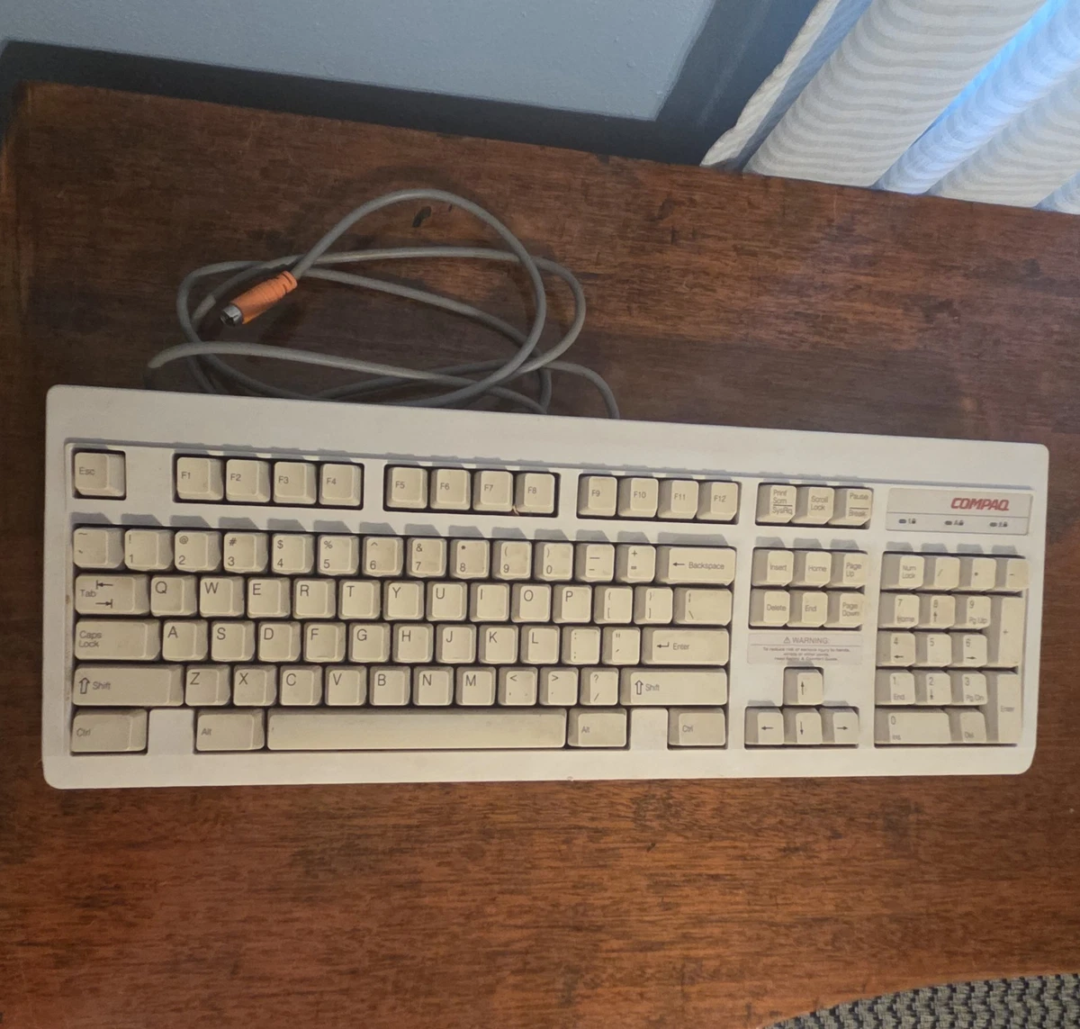 Clavier Vintage COMPAQ AZERTY Pour Windows 95 - Neuf Sous Blister - Port PS/2
