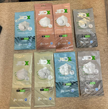 JEDX FFP3 NR and FFP2 single masks. Pack of 8. SKU box 25