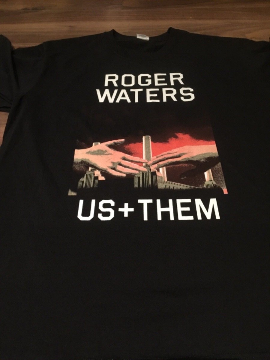Roger WATERS US AND THEM TOUR T SHIRT BACK AND FRINT PRINT
