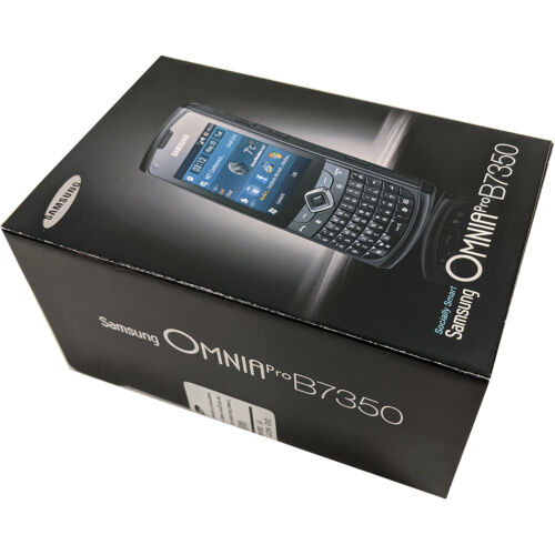 Samsung Omnia Pro B7350 200MB Black QWERTY Keypad Factory Unlocked 3G GSM - Afbeelding 1 van 7