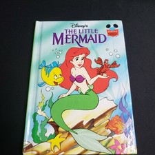 Disney's The Little Mermaid Hardcover 1993 Disney Book World Of Reading