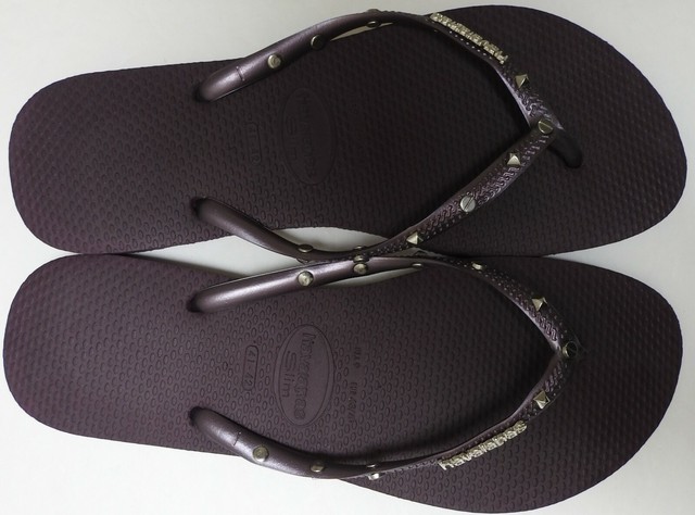 havaianas aubergine