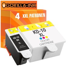 Set 4x Druckerpatrone XXL für Kodak 10 ESP 3250 ESP 5210 ESP 7 Easyshare 5300