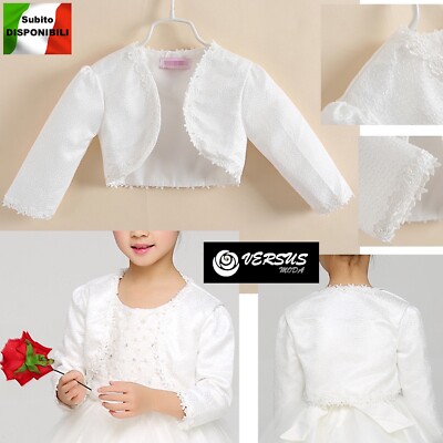 Shrug Bolero Girl For Ceremony Elegant Girl Party Bolero BB016 SD UK
