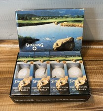 Vintage Custom Spalding Golf Balls Lot of 12 New in Box NJBIA