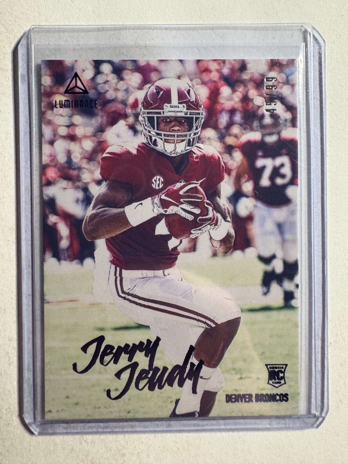 K293,346 - 2020 Panini Luminance Blue #104 Jerry Jeudy #/99