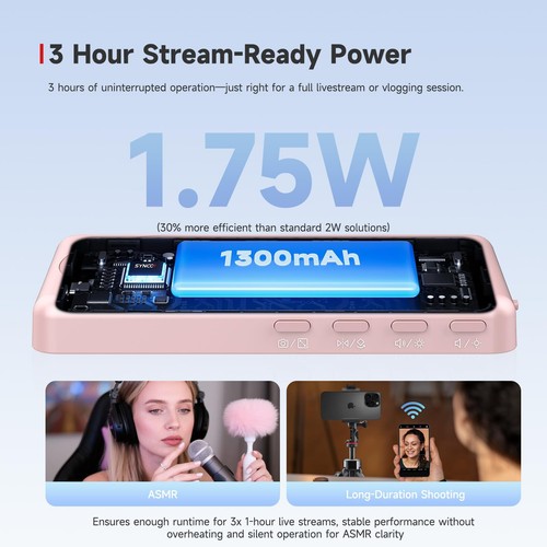 SYNCO XView M4 Wireless Magnetic Selfie Vlog Phone Gear Camera Monitor Screen - 第 5/12 張圖片