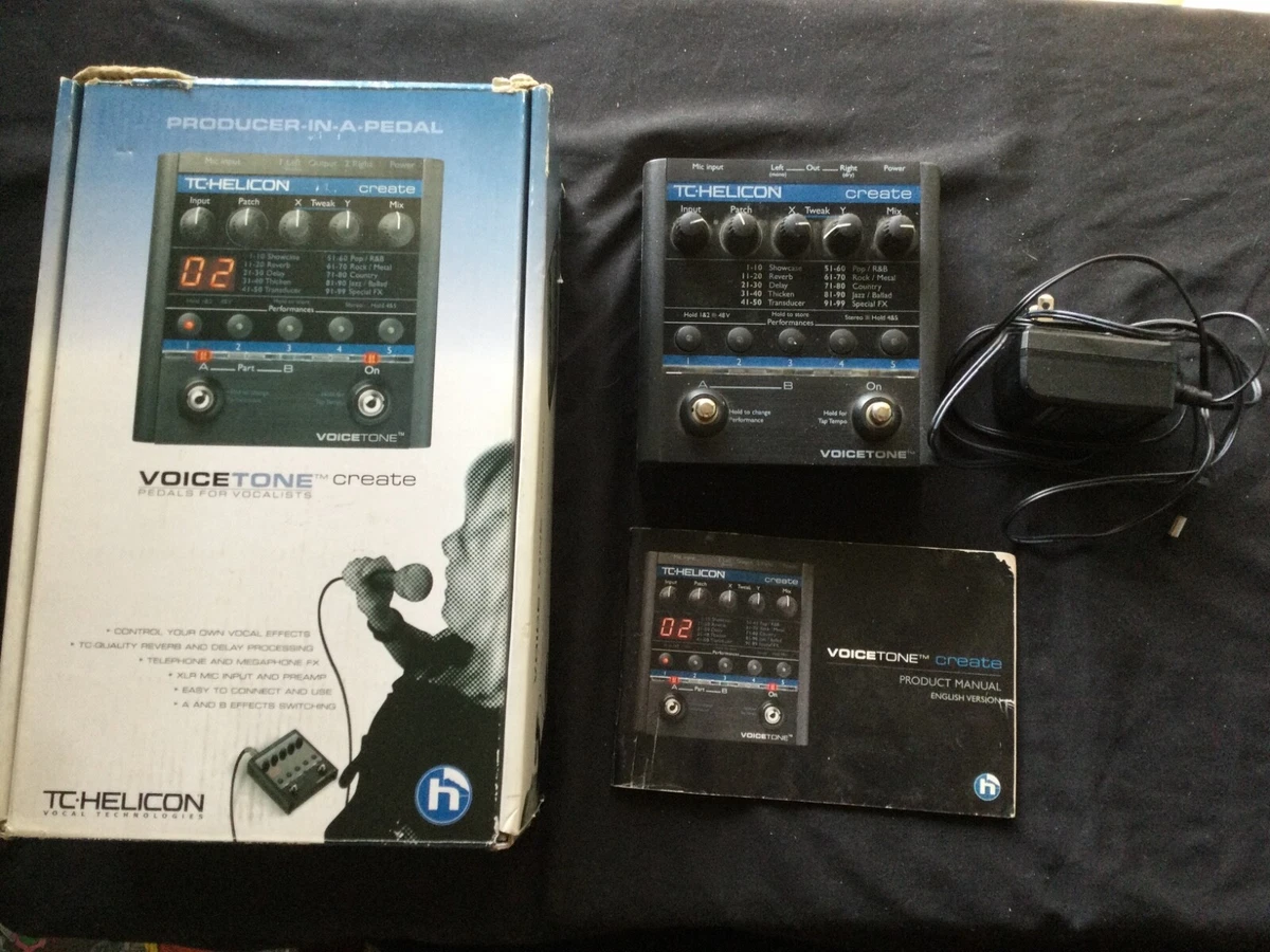 TC HELICON VOICETONE CREATE effect pedal for vocalists | eBay