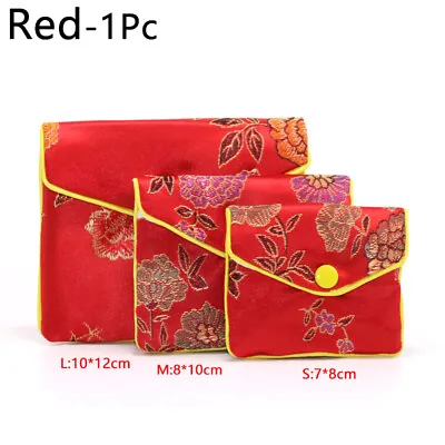 Kopen Chinese Brocade Silk Embroidery Sachet Bag Jewelry Storage Pouch Coin Purse Case