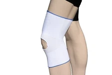 Alpha Medical Elastic Knee Support Brace with Open Patella Compression Sleeve