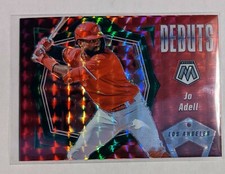 2021 Panini Mosaic Jo Adell Debuts Green Mosaic Prizm RC Rookie #PD1 LA Angels