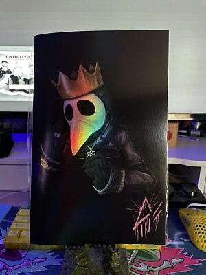 HAIL CROW King of Hell secret 2PAC Homage VIRGIN FOIL  Javan Jordan WONDERCON