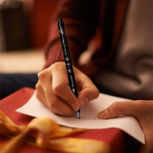 Juego de caligrafía para principiantes: 6 bolígrafos de pincel negro 4 tamaño... - Imagen 3 de 12