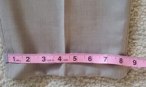 Louis Raphael Rosso RED Tan Pleated & Single Cuffed Slacks Mens 33x32 WORN TWICE - Picture 11 of 22
