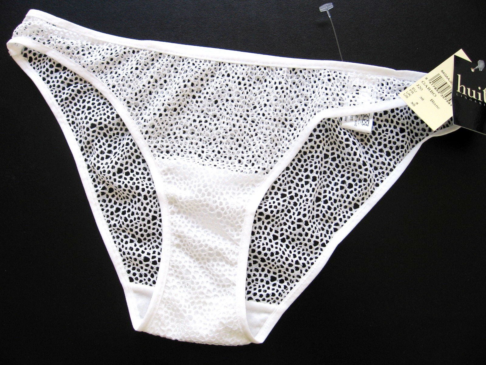 A580B Huit 8 84GAAJ20 Women's GARBO Bridal White Eyelet Bikini Made in France A580B Huit 8 84GAAJ20 Women's GARBO Bridal White Eyelet Bikini Made in France