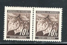 GERMANY BOHEMIA & MORAVA MOROVIA GERMANY STAMP PAIR MNH LOT 1862H