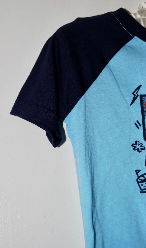 Новый с Ярлыками под armour ребенка ясельного возраста мальчиков синий нет места как дома бейсбол SS футболка sz 4T - Изображение 4 из 4