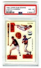 NOLAN RYAN w/HOYT,PARRISH (POP 23) 1984 TOPPS RUB-DOWNS PSA-8 NM-MT GRADED CARD