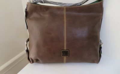 dooney & bourke florentine leather twist ensacar shoulder bolsa