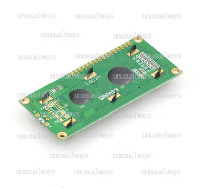 Controller Yellow Backlight 1602 16x2 HD44780 Character LCD Display Module 5V #E