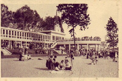 CPA 78 ca. St Germain en Laye - Verneuil/Seine VILLENNES La Plage 1936 Animée