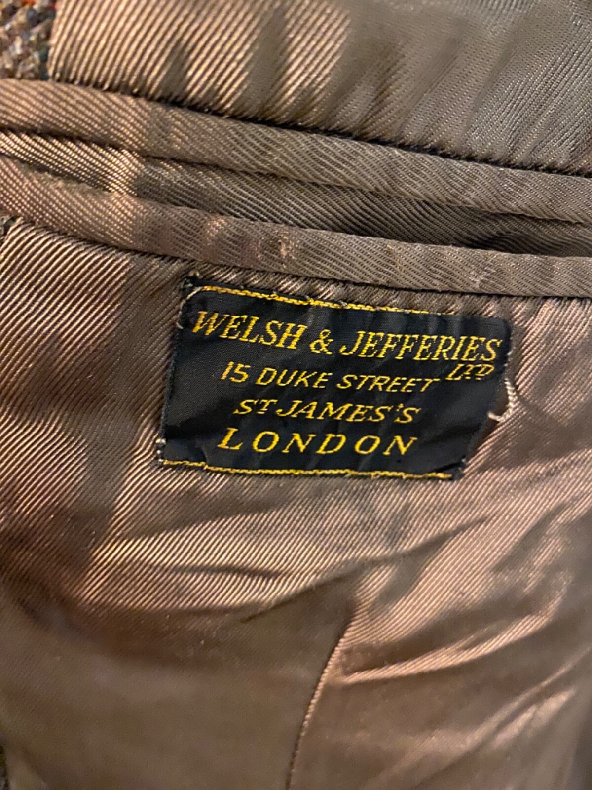 Bespoke Men's suit Welsh and Jefferies eBay