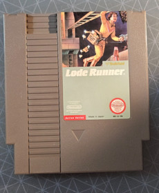 Lode Runner NES (Nintendo Entertainment System, 1987) [[ Cartridge and Box ]]