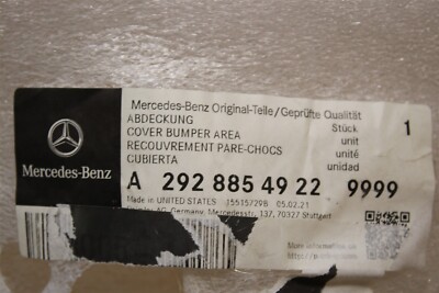 Mercedes-Benz GLE Coupe C292 Front Bumper Left Cover 