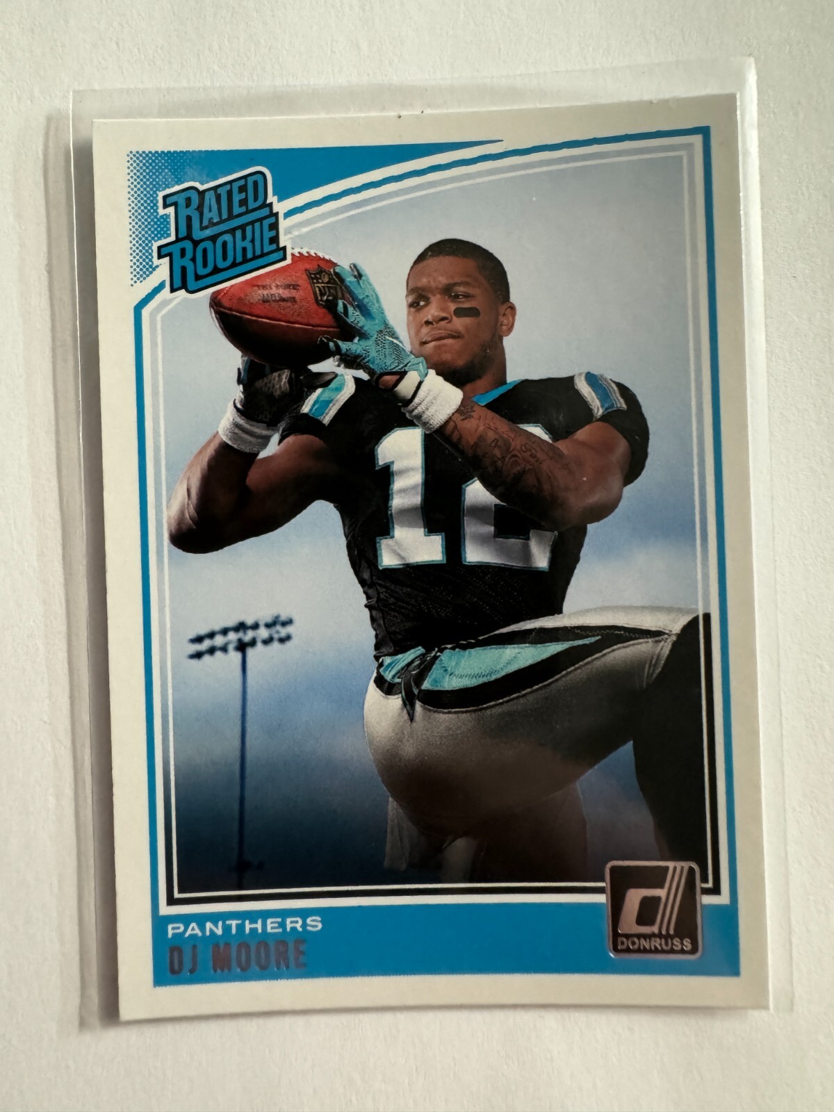 K206,120 - 2018 Donruss Aqueous Test #316 D.J. Moore RR