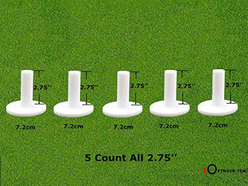 5 Pcs Rubber Golf Tees Holder Tee Range Driving Practice Mat Hitting White New - Picture 13 of 15