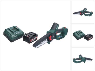 Metabo MS 18 LTX 15 Akku Gehölzsäge 18 V 15 cm 5 m/s + 1x Akku 4,0 Ah + Lader